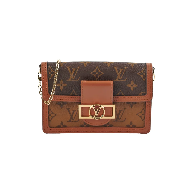 Louis Vuitton Dauphine Chain Wallet Monogram Bag