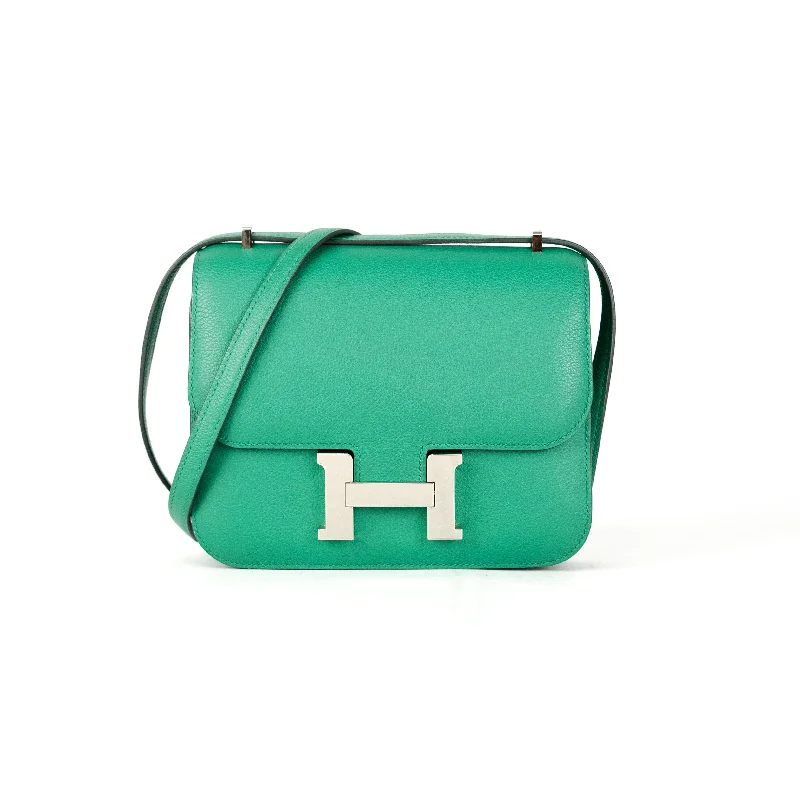 Hermes Constance 18 Evercolor Green - C stamp