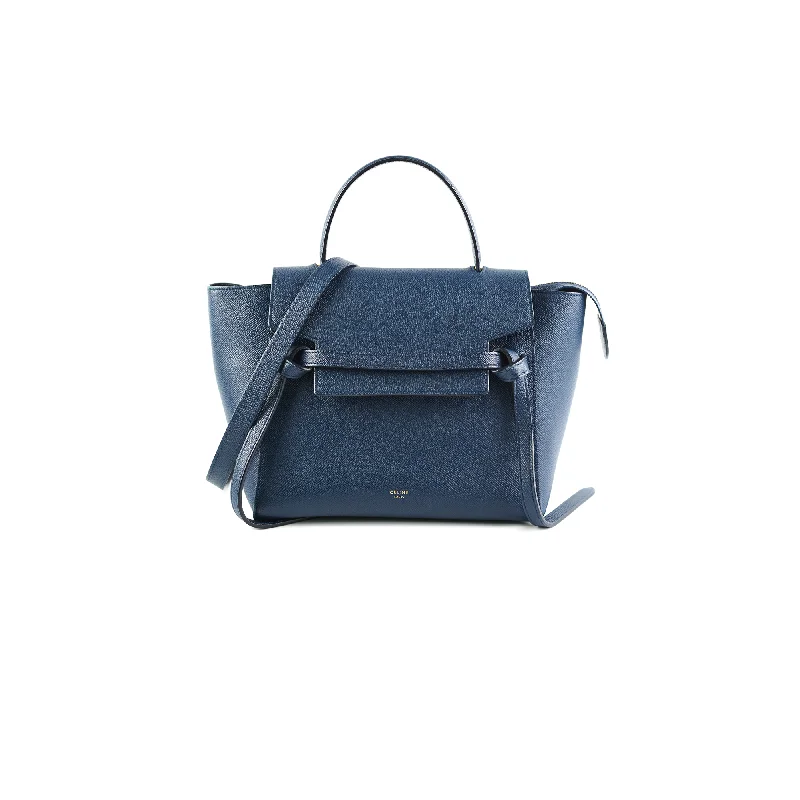 Celine Micro Belt Bag Dark Blue