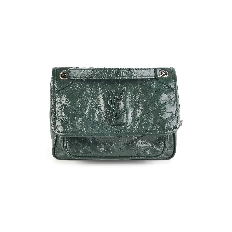 Deal of the Week- Saint Laurent Niki Baby Green Shoulder Bag