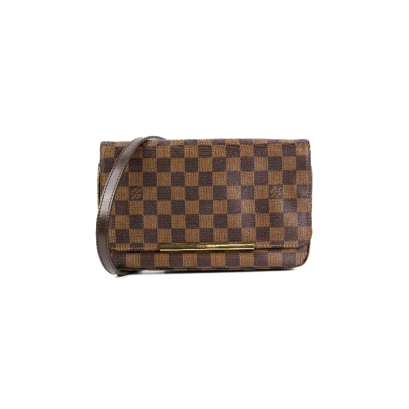 Louis Vuitton Huxton PM Damier Ebene Crossbody Bag