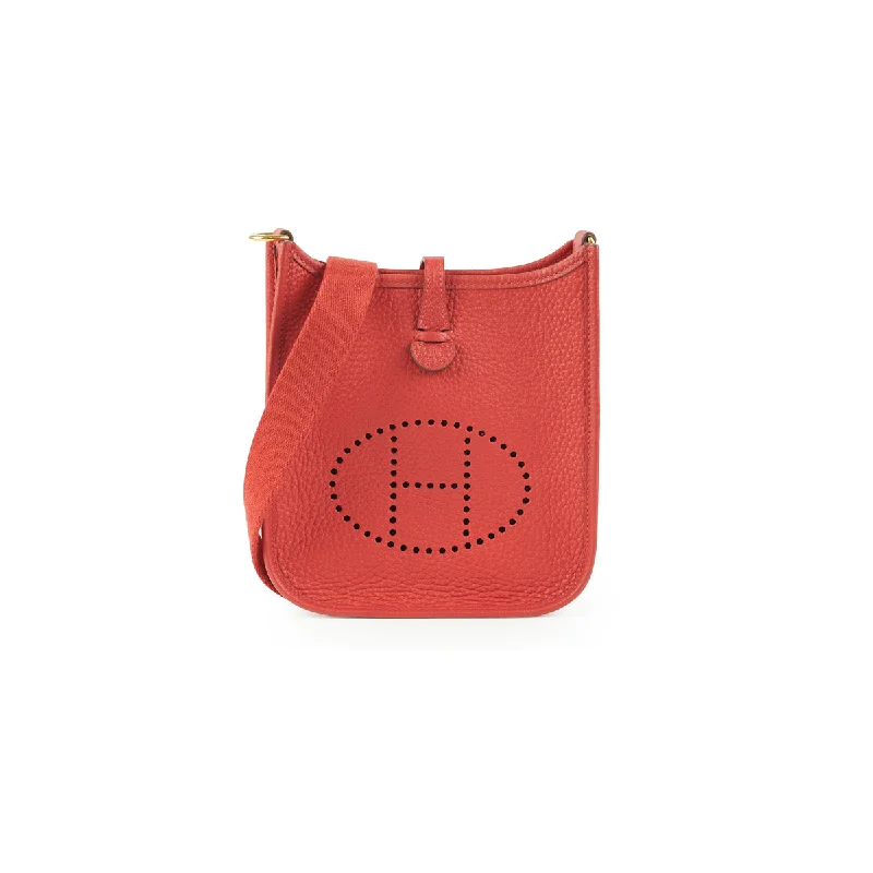 Hermes Mini Evelyne 16 TPM Red - D stamp