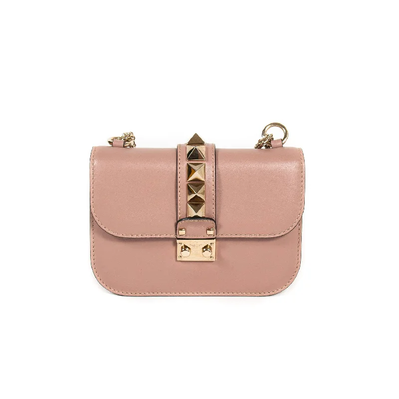 Valentino Rockstud Small Glam Lock Flap Bag