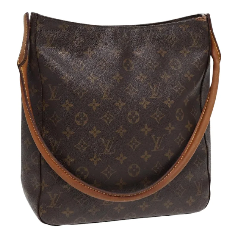 LOUIS VUITTON Monogram Looping GM Shoulder Bag M51145 LV Auth bs16819