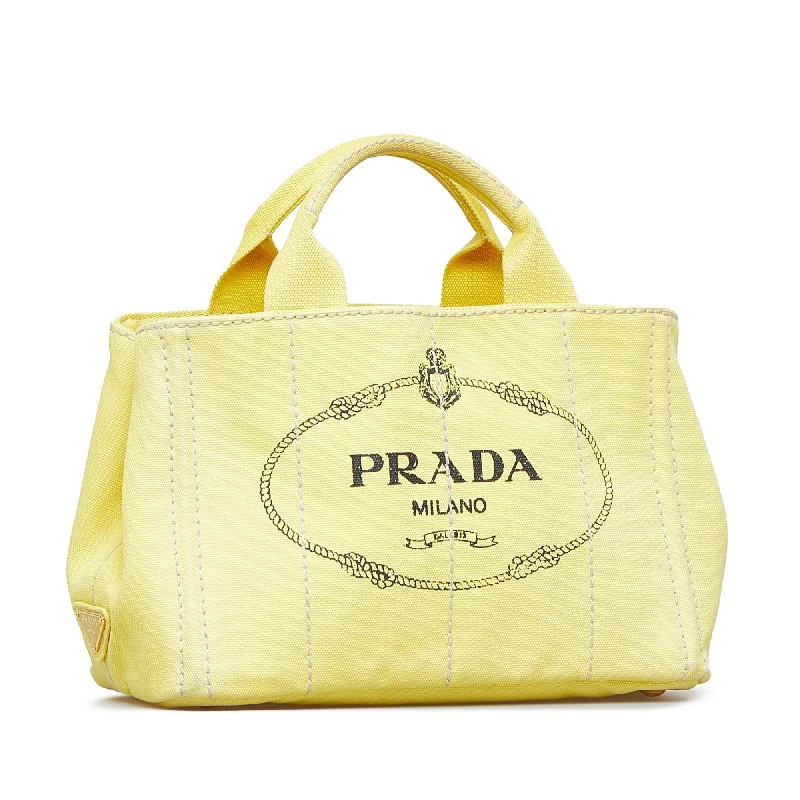 Prada Canapa Logo Satchel Emy4km