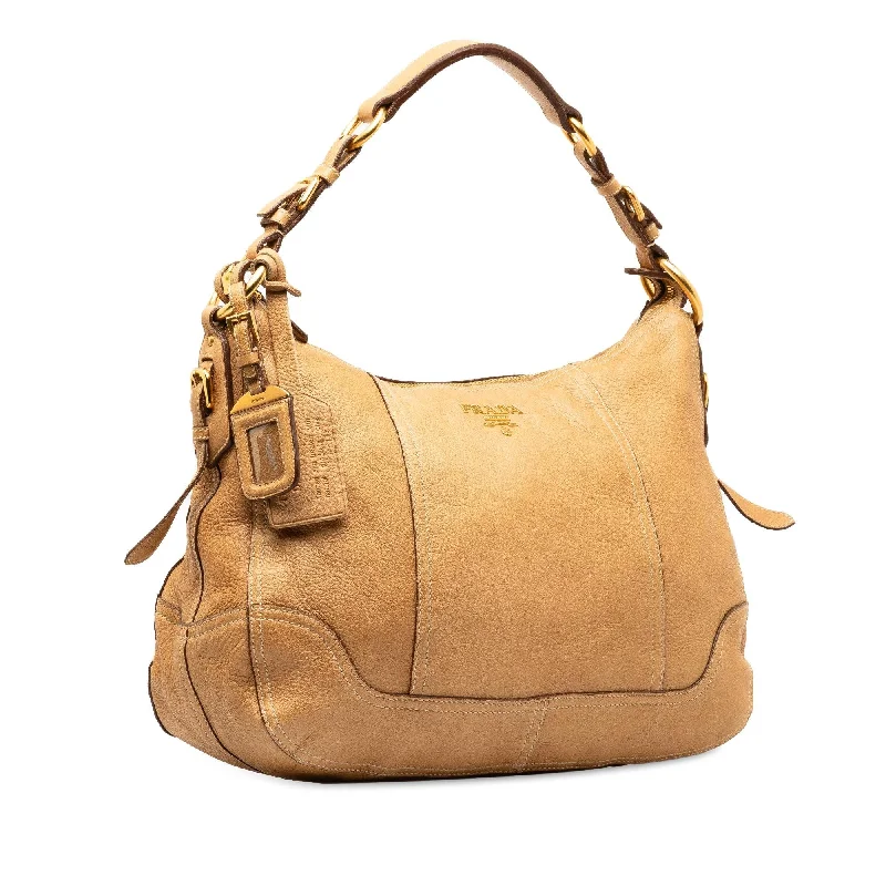 Prada Deerskin Leather Shoulder Bag YwNnyJ