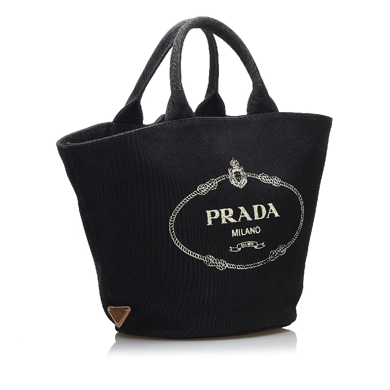 Prada Canapa Logo Satchel mPKcqk