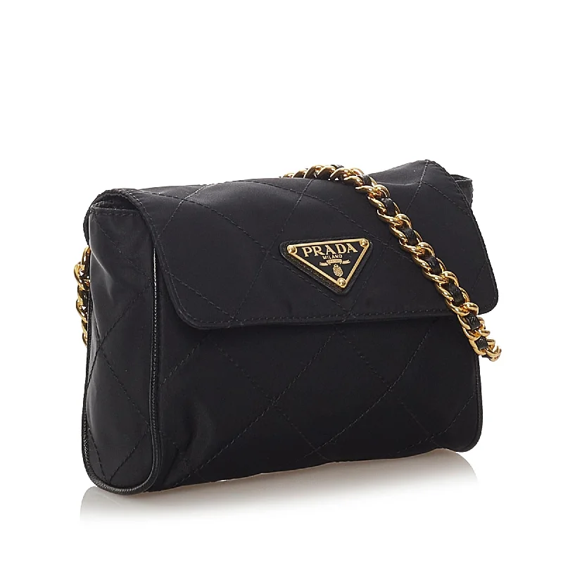 Prada Impuntu Tessuto Chain Crossbody Bag 27625