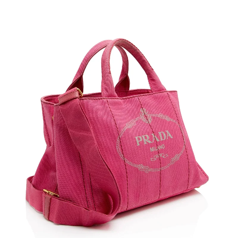 Prada Canapa Logo Shopping Tote TjCWSj