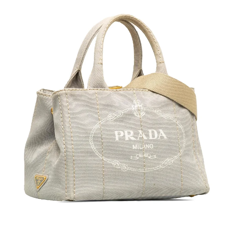 Prada Canapa Logo Satchel IQN9Cg