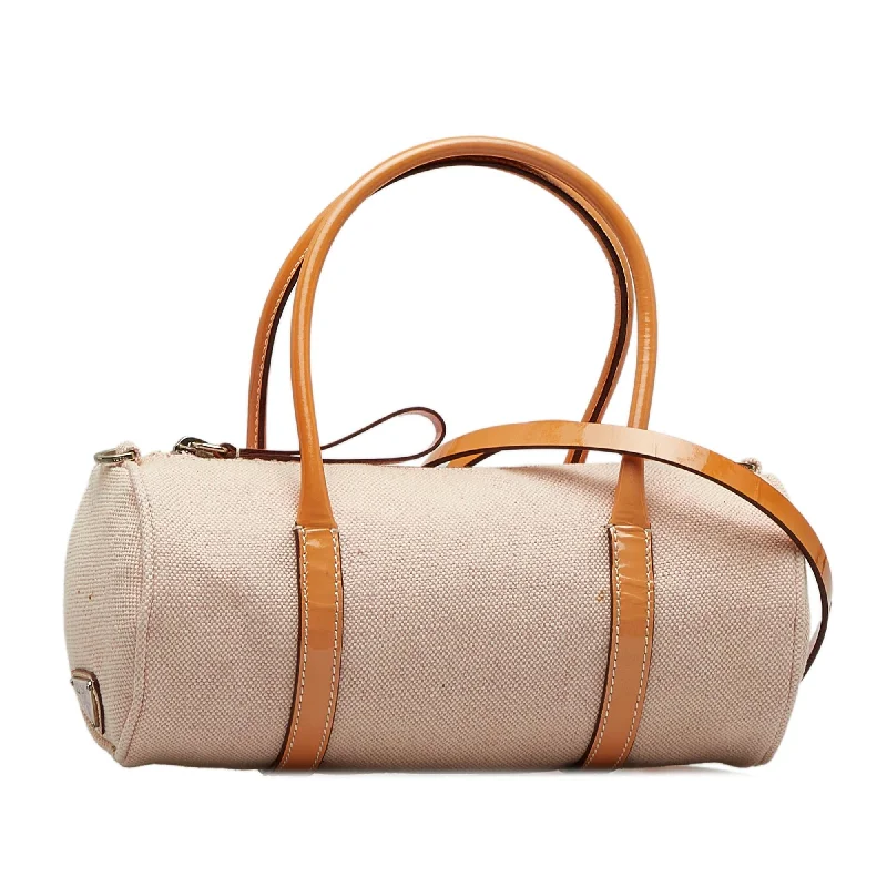 Prada Canvas Barrel Satchel ddUVNd