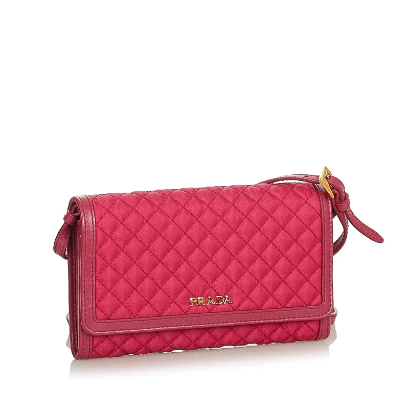 Prada Impuntu Tessuto Wallet on Strap 26595