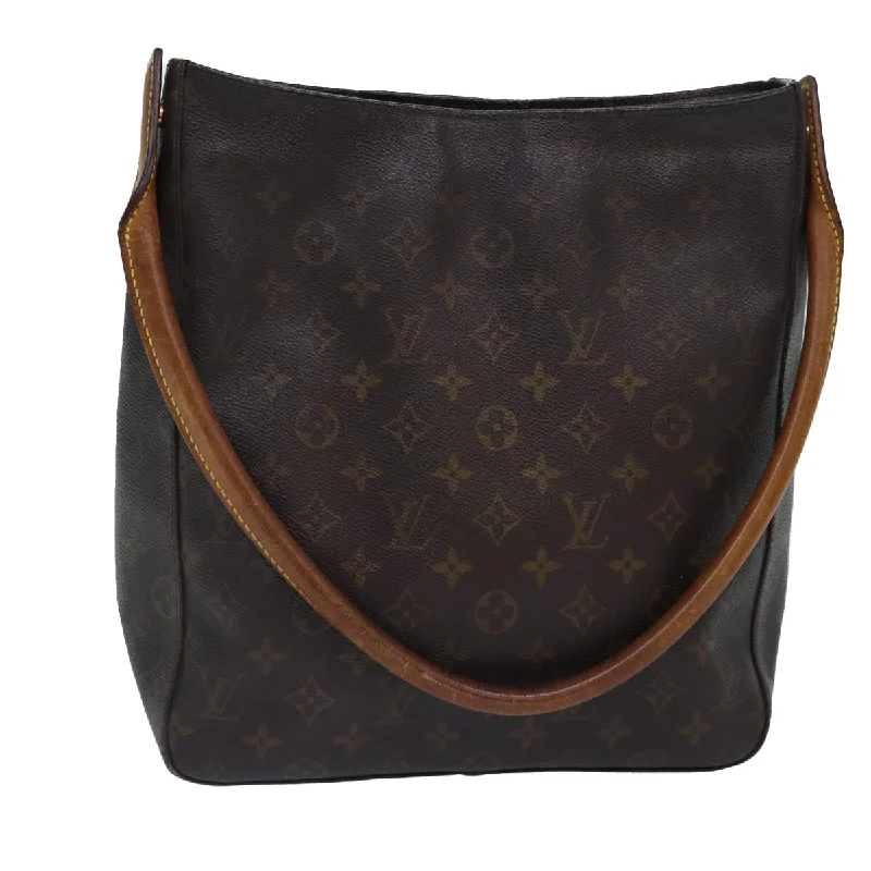 LOUIS VUITTON Monogram Looping GM Shoulder Bag M51145 LV Auth bs16906