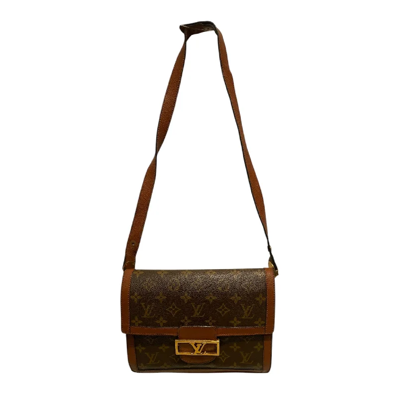 LOUIS VUITTON/Hand Bag/Monogram/Leather/BRW/Dauphine MM