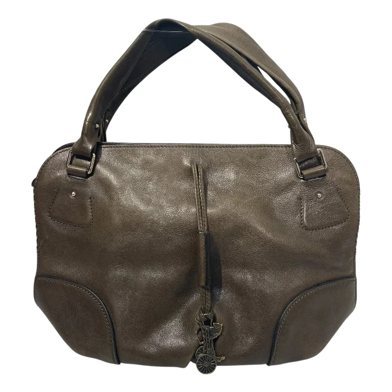 CELINE/Hand Bag/Leather/GRN/celine hobo handbag