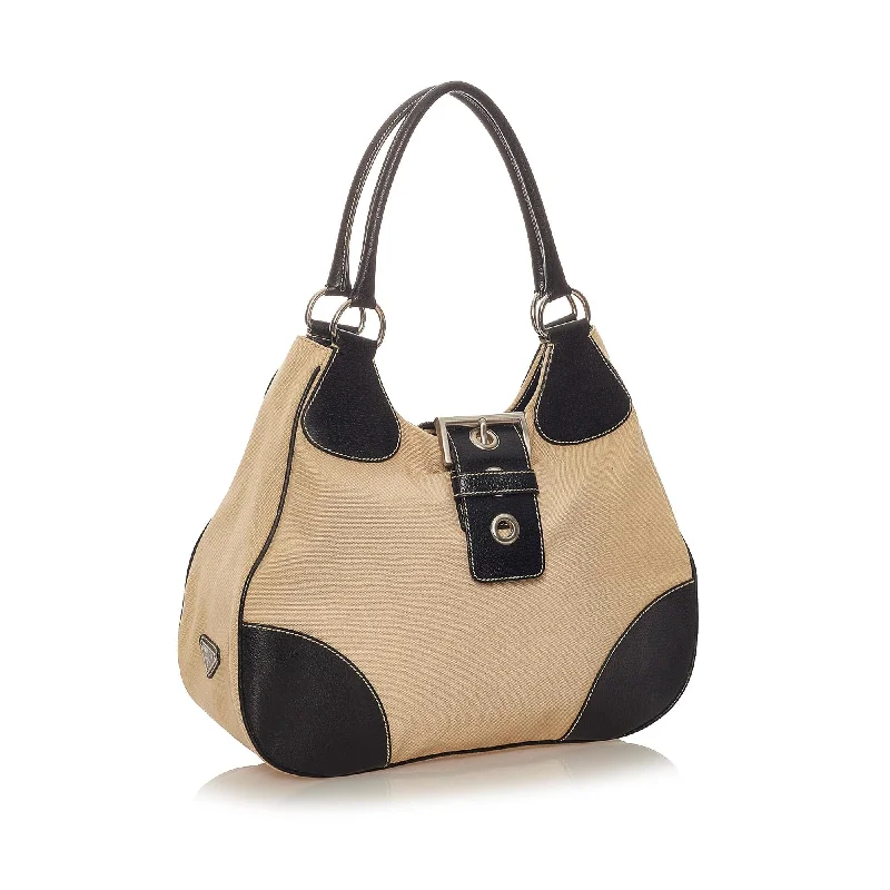 Prada Canvas Shoulder Bag 28078