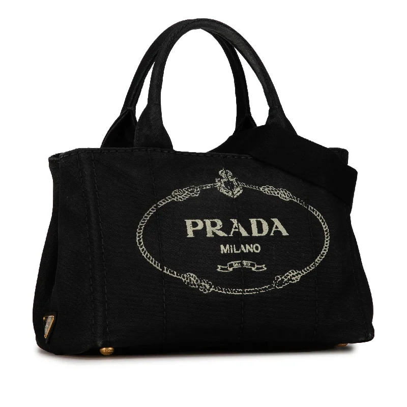 Prada Canapa Logo Satchel elkRhs