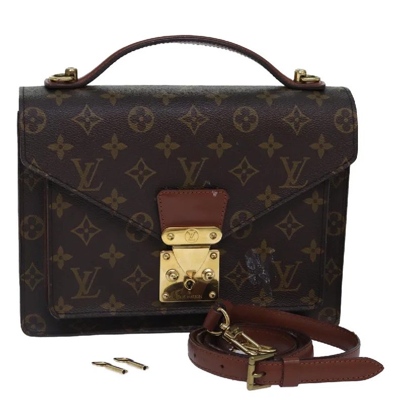 LOUIS VUITTON Monogram Monceau 26 Shoulder Bag M51187 LV Auth mr398