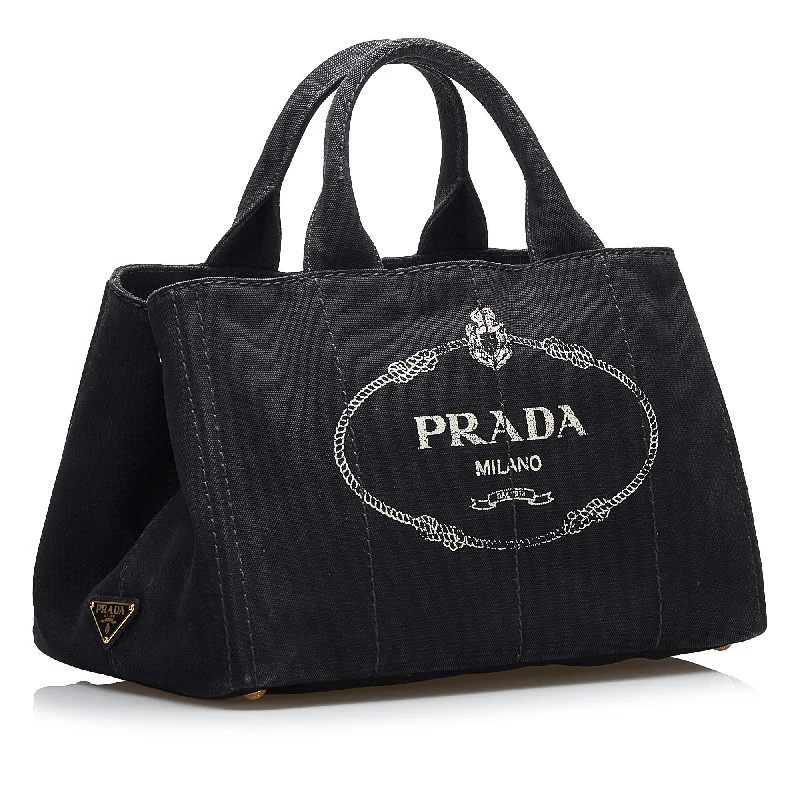 Prada Canapa Logo Satchel KyzRBe