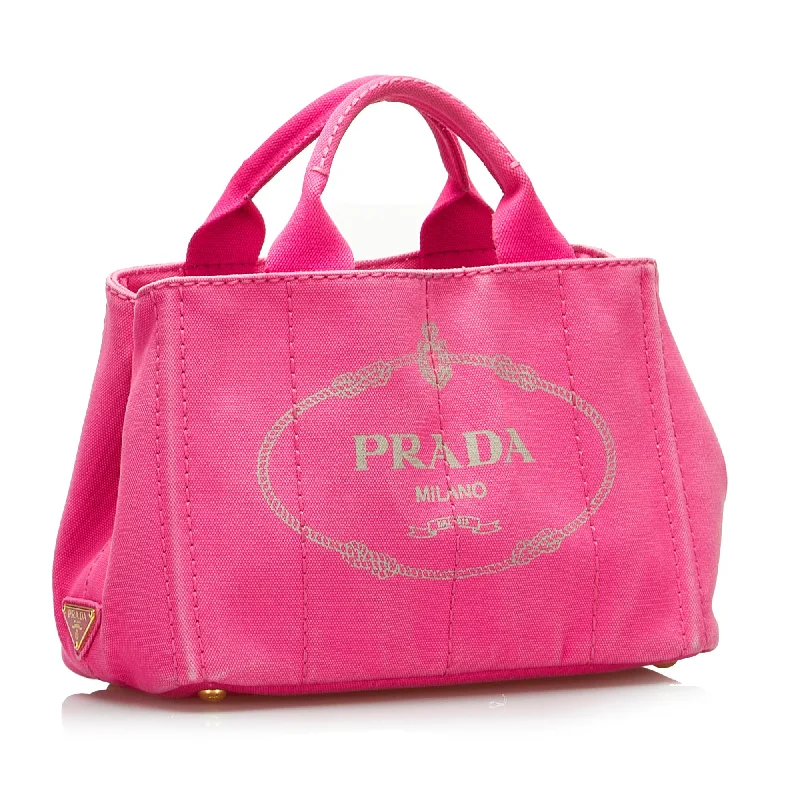 Prada Canapa Logo Satchel Lx3hLM