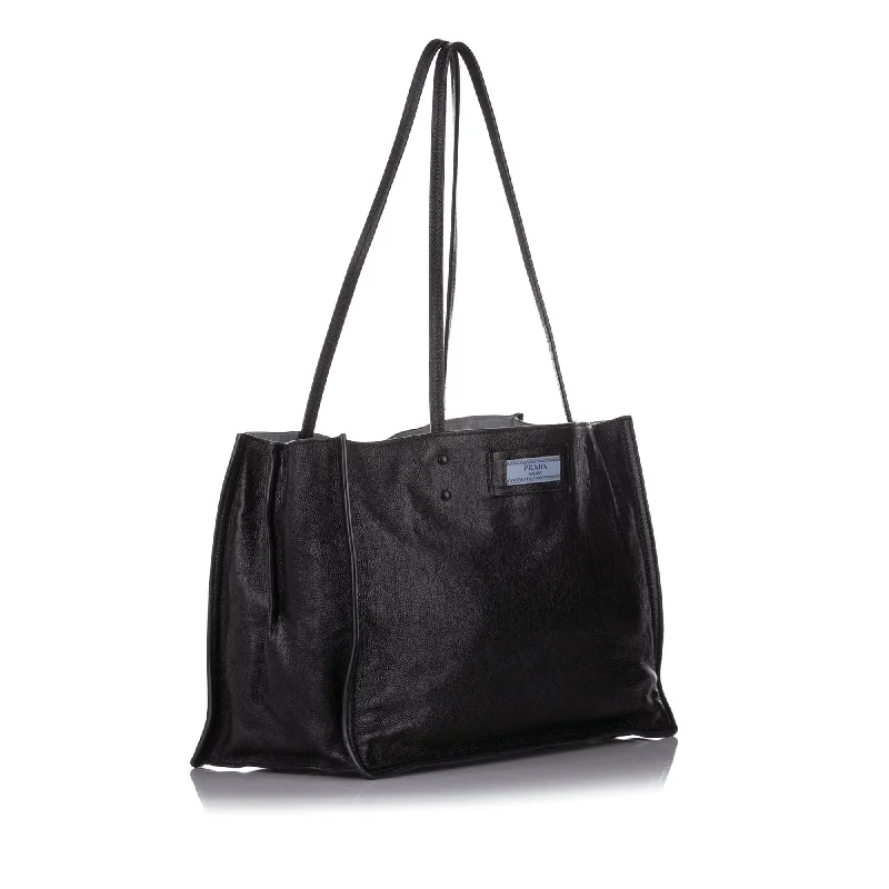 Prada Etiquette Leather Tote Bag 32338