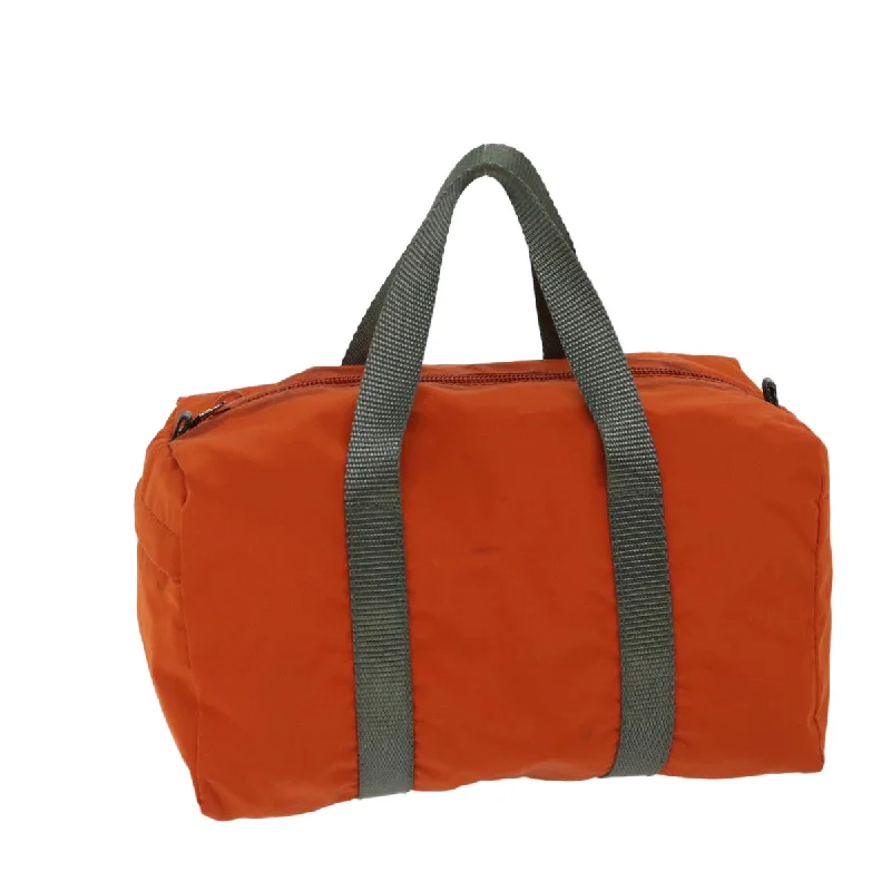 PRADA Sports Hand Bag Nylon Orange Auth hk1121