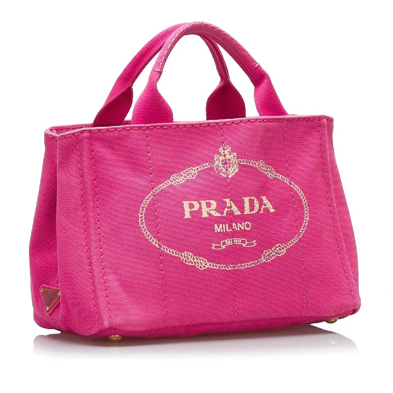 Prada Canapa Logo Satchel GEized