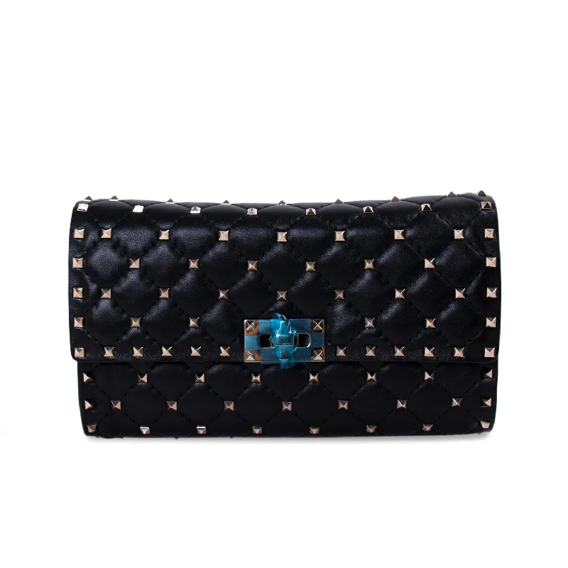 Valentino Rockstud Spike Wallet on Chain