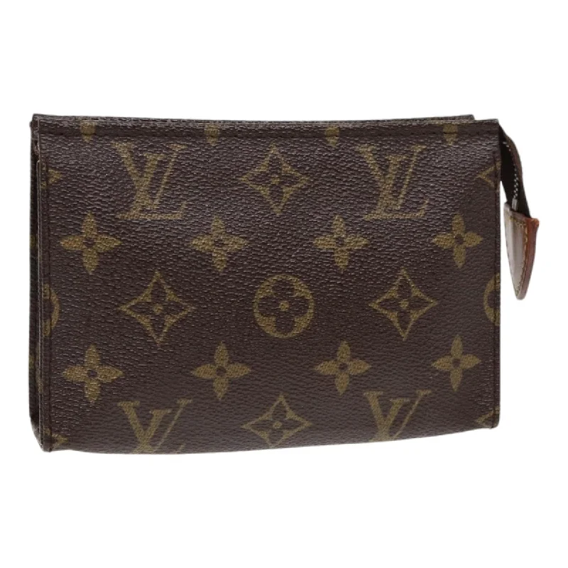 LOUIS VUITTON Monogram Poche Toilette 15 Pouch M47546 LV Auth 84475