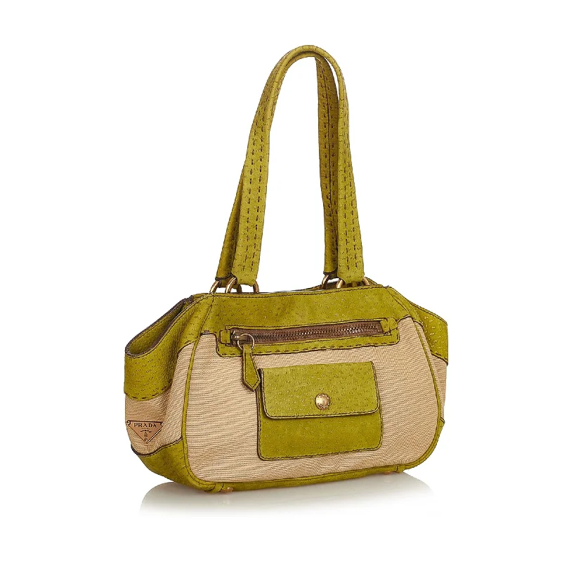 Prada Canvas Shoulder Bag 25468