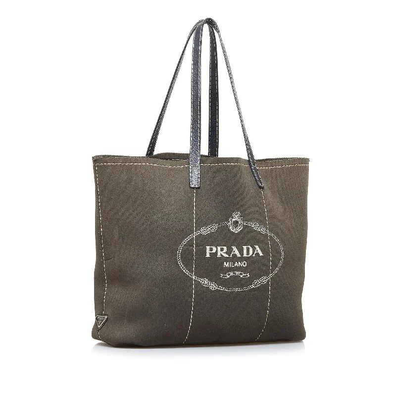 Prada Canapa Logo Tote Bag WAhNSo