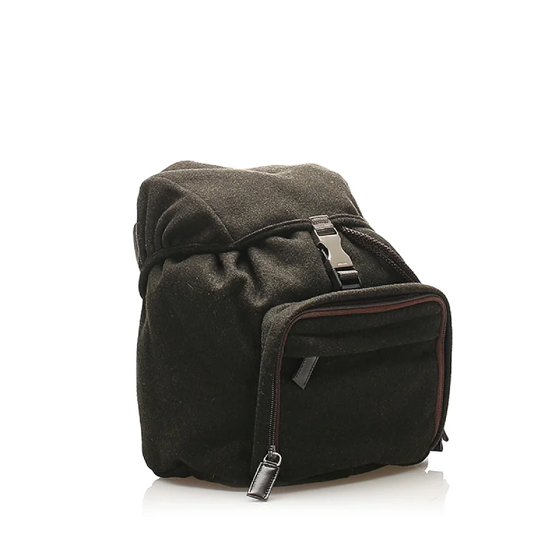 Prada Canvas Backpack 15721