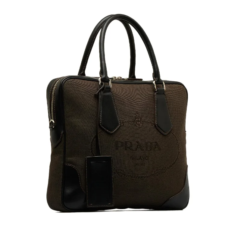 Prada Canapa Logo Satchel b8U3kh