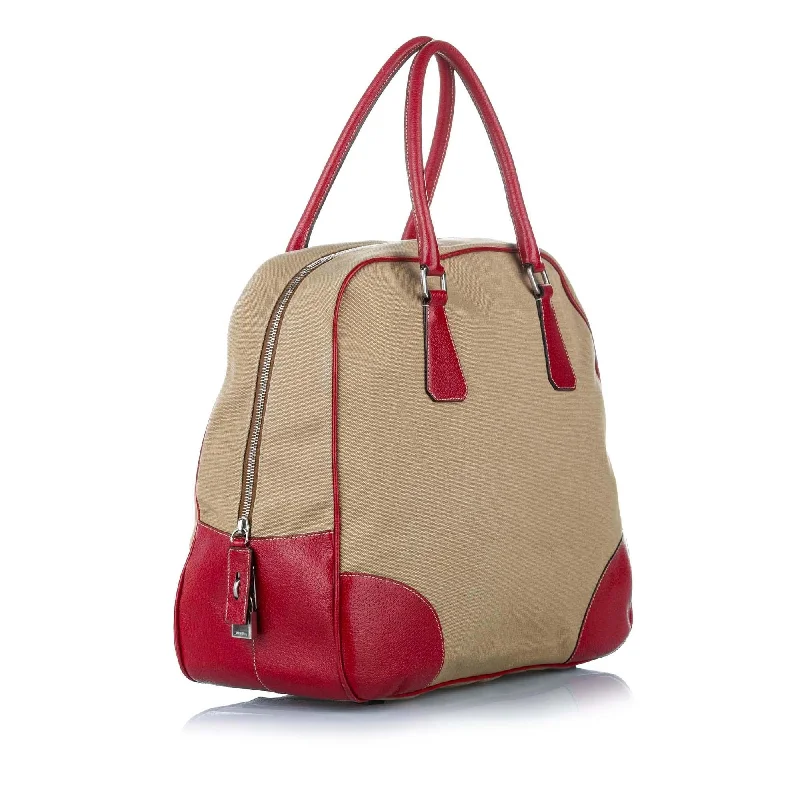 Prada Canvas Handbag 32372