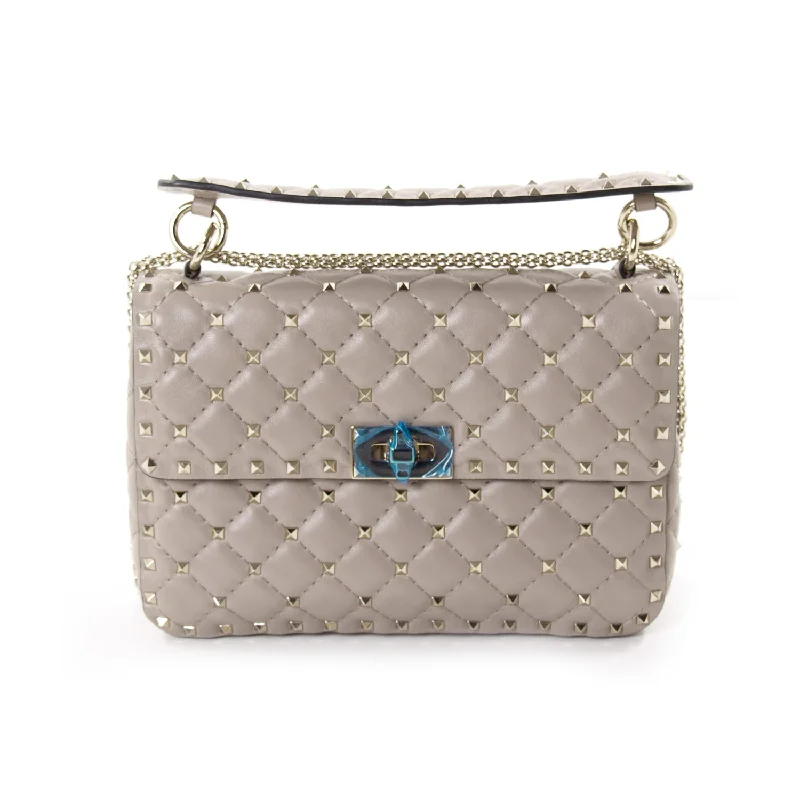 Valentino Rockstud Spike Medium Chain Shoulder Bag