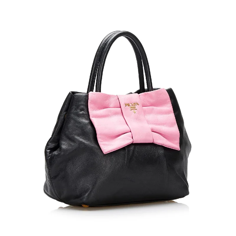 Prada Fiocco Bow Satchel 1XMdkd