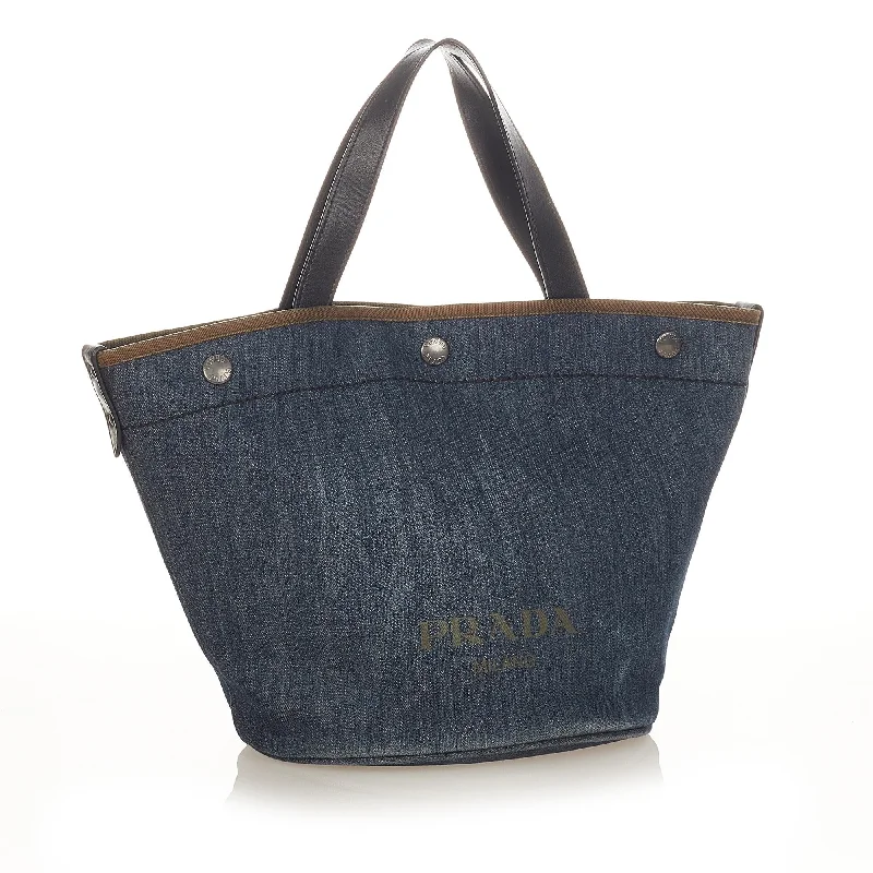 Prada Denim Tote Bag 25511